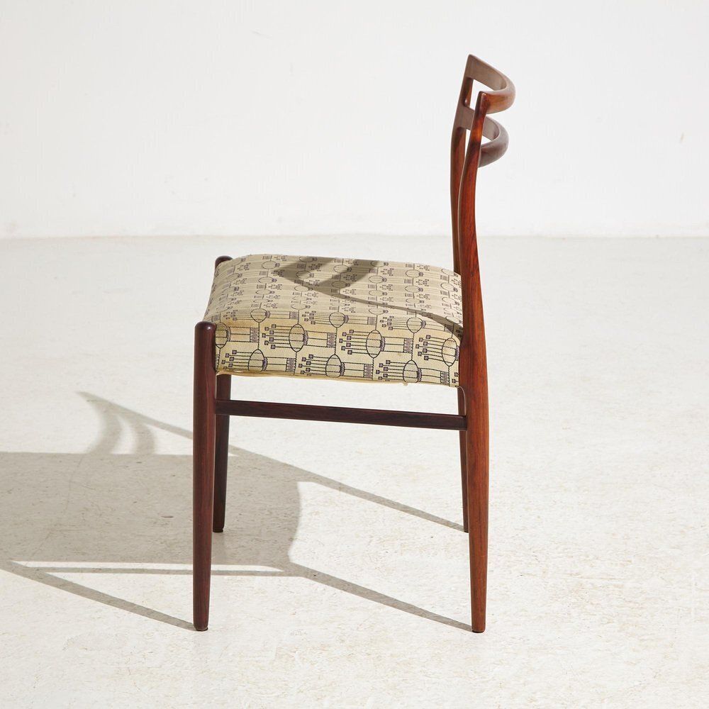Rosewood Anne Dining Chair By Johannes Andersen For Uldum Møbelfabrik, 1960s, Set Of 6 photo Furniture