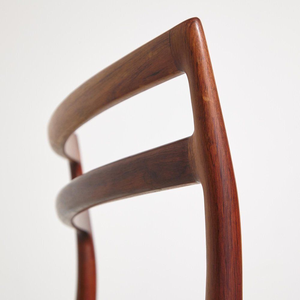 photo for sale Rosewood Anne Dining Chair By Johannes Andersen For Uldum Møbelfabrik, 1960s, Set Of 6