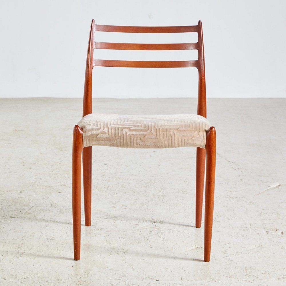 Teak Model 78 Dining Chair By Niels O. Møller For J.L. Møllers, 1960s, Set Of 4 photo 3066.0