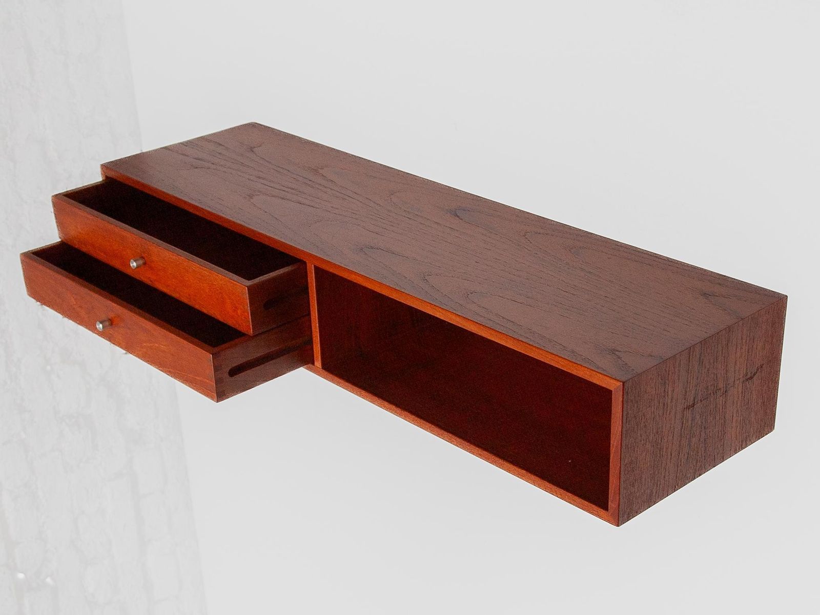 photo for sale Wall Mounted Floating Furniture By Kai Kristiansen For Aksel Kjersgaard 1960