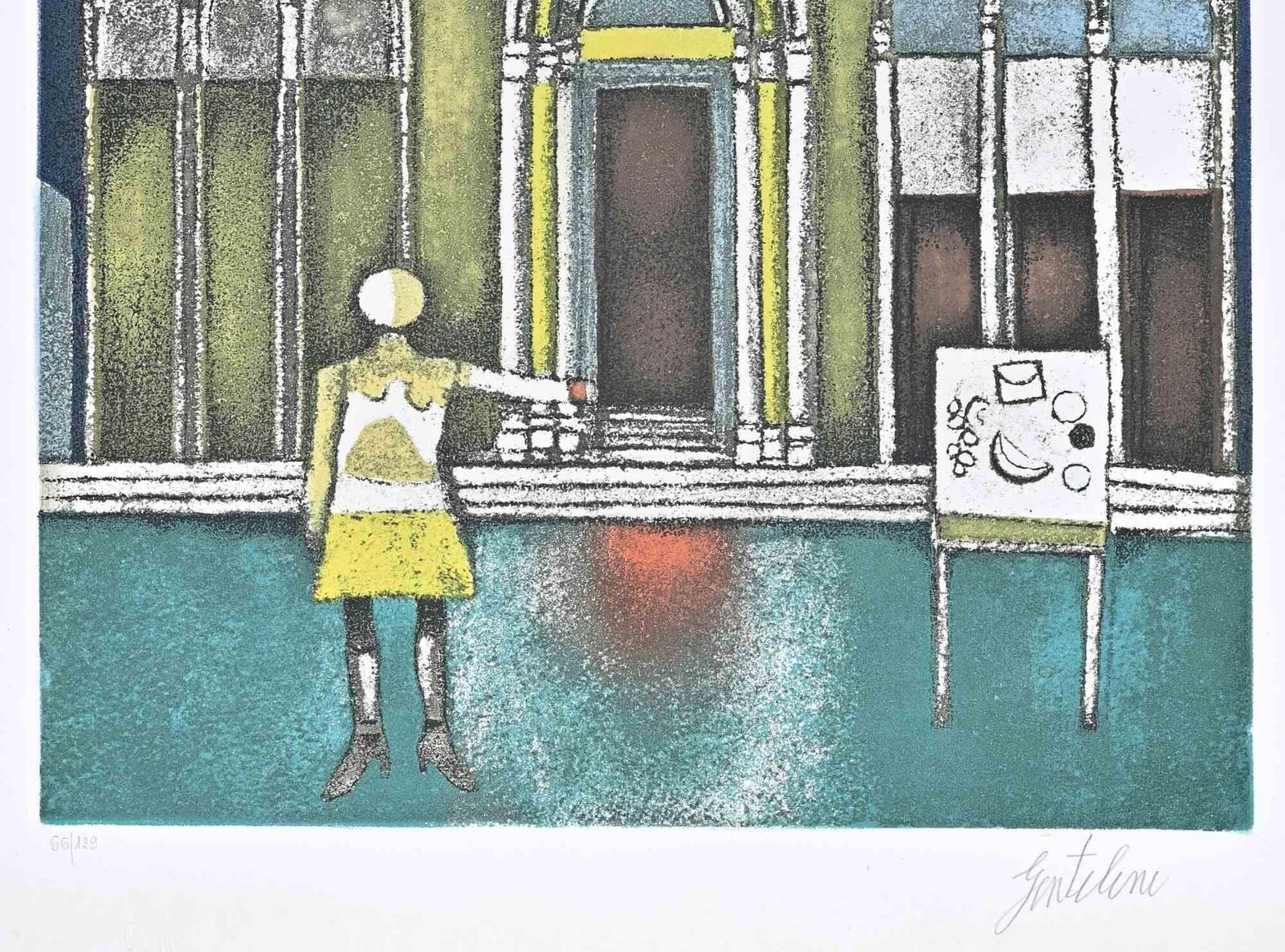 Franco Gentilinicathedral   Screen Print By Franco Gentilini   1970s1970s photo furniture