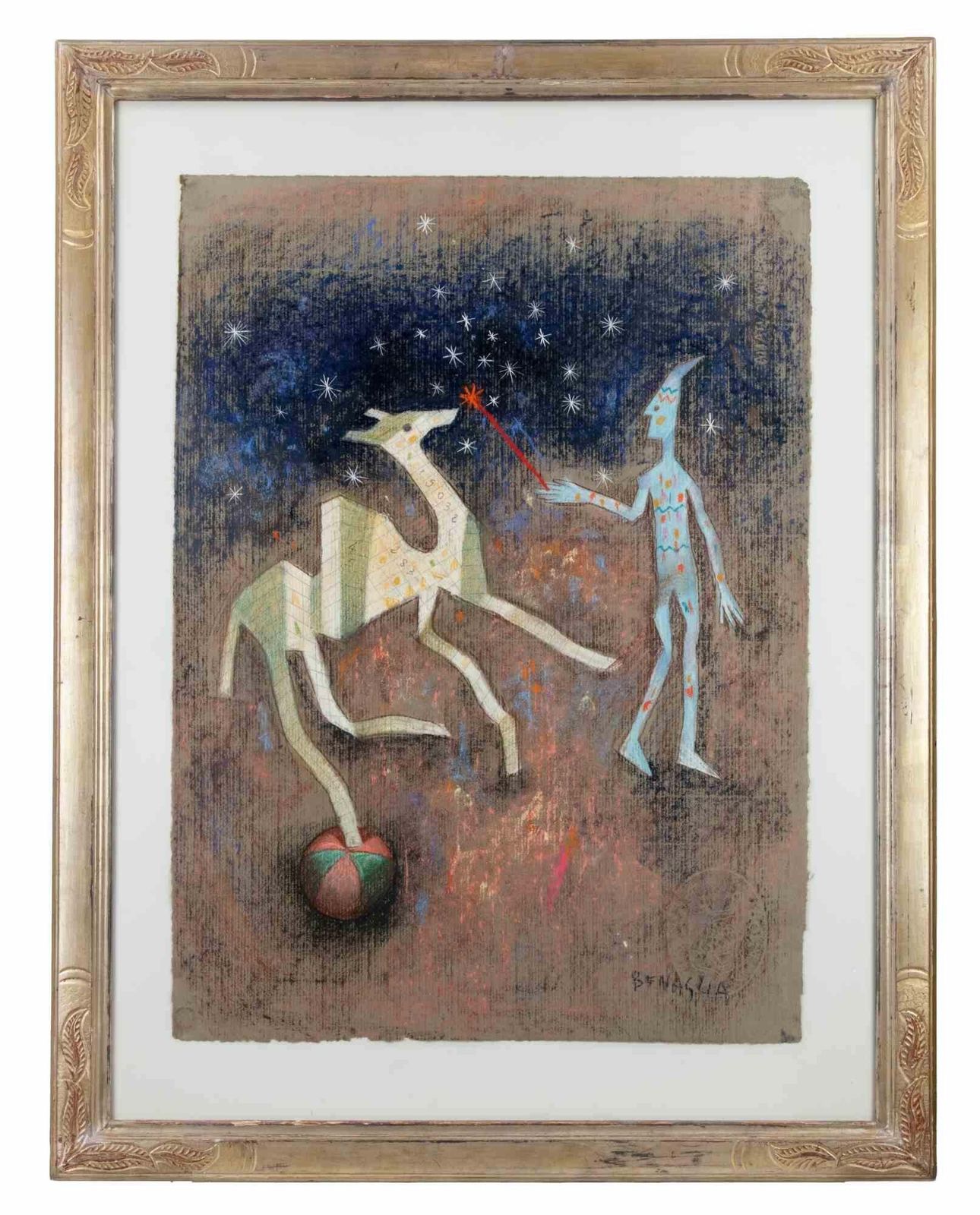 Enrico Benagliathe Enchanter   Drawing By Enrico Benaglia   1990s1990s photo for sale
