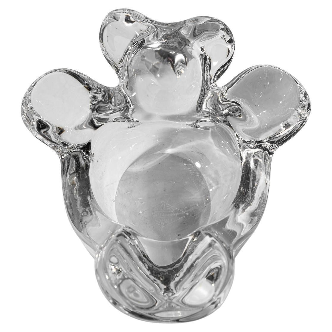 Glass Ashtray In The Shape Of A Lying Bear, Vienna, Around 1970