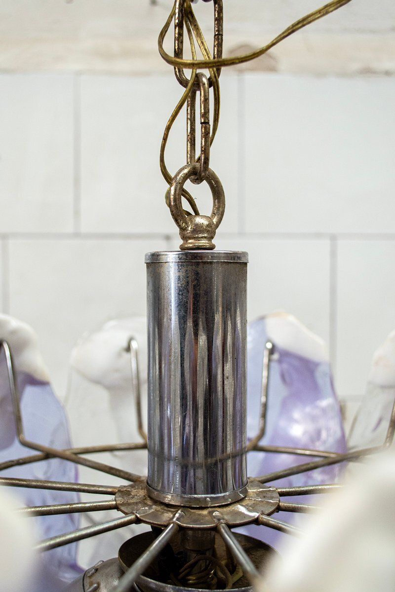 Italiaanse Murano Glazen Hanglamp Van Mazzega, Jaren 1970 photo 2800.0