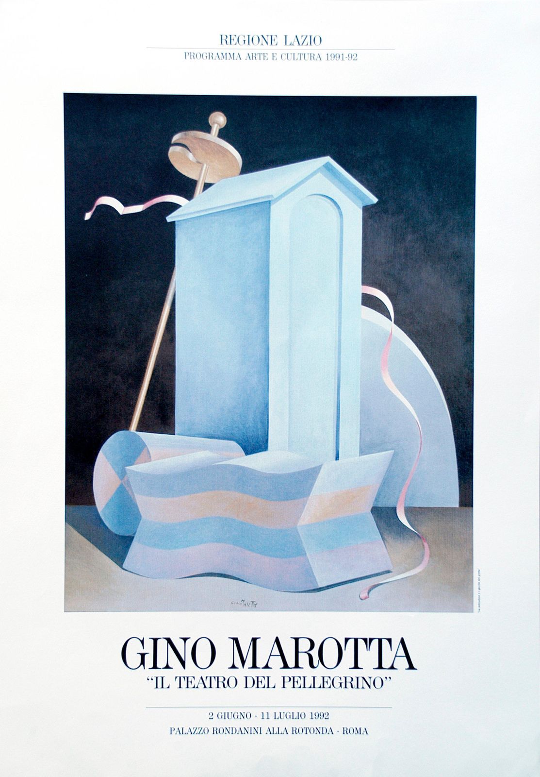 Gino Marottagino Marotta   The Theater Of The Pilgrim   Poster   Offset   19921992