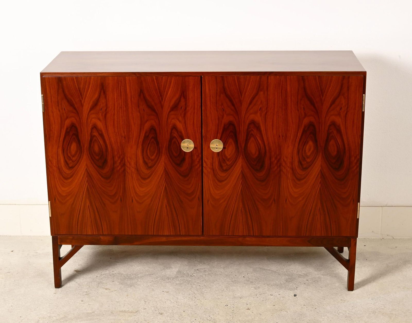 Rare Børge Mogensen Hardwood China Cabinet Model 232 photo for sale