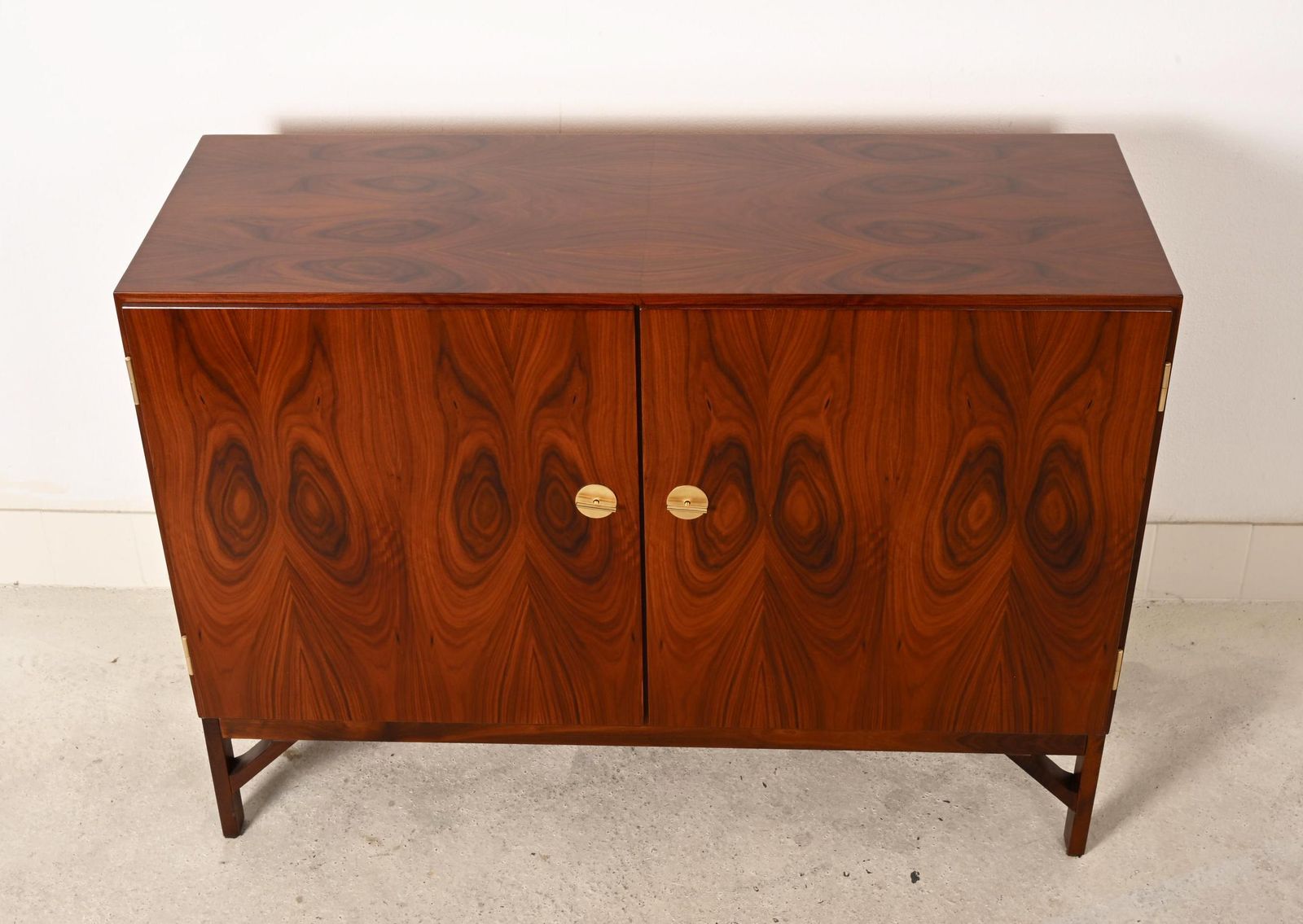 Rare Børge Mogensen Hardwood China Cabinet Model 232 photo Furniture