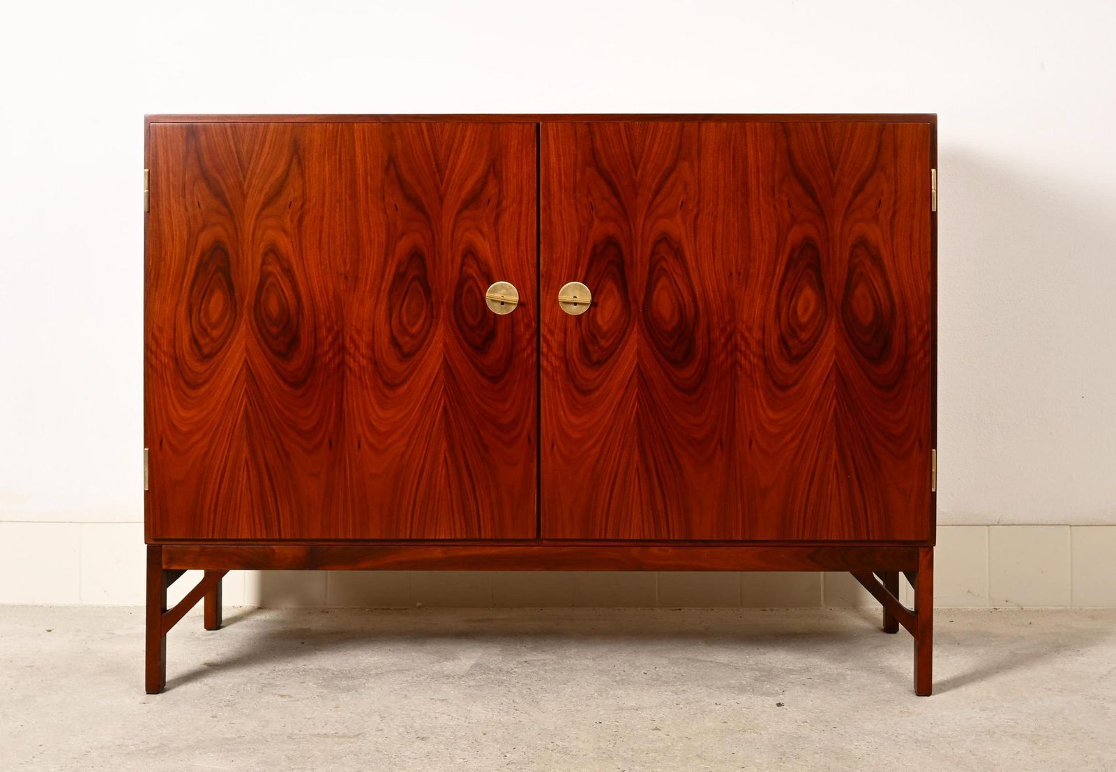 photo for sale Rare Børge Mogensen Hardwood China Cabinet Model 232