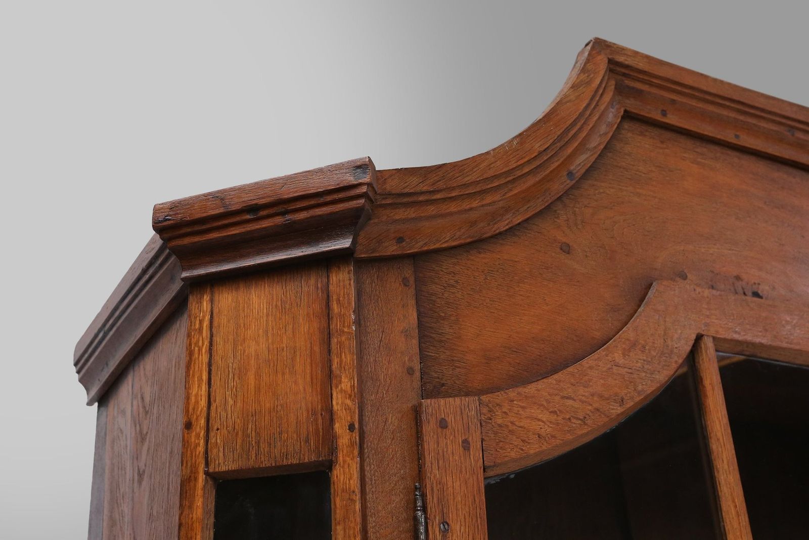 photo for sale Vitrine Cabinet In Oak With Glass Windows, Germany, Early 18th Century