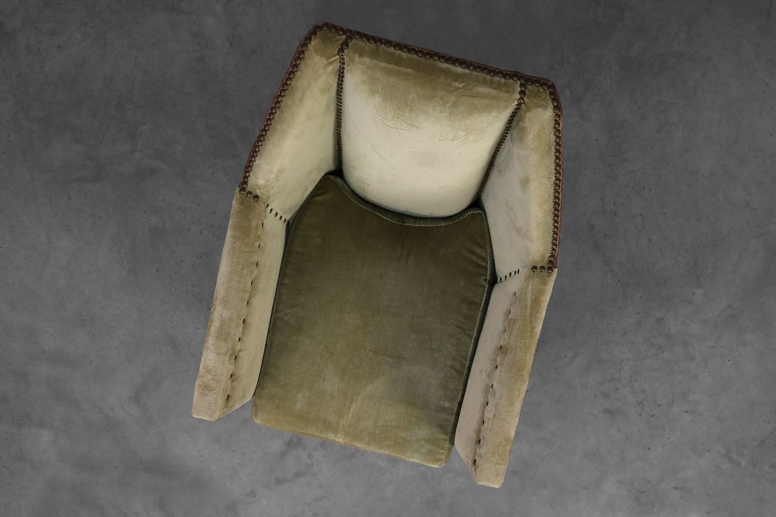 photo for sale Art Deco Sculptural Armchair, France, 1930s
