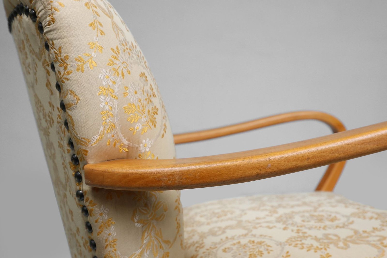Art Deco Armchair In Beech, France, 1940s photo 2588.0