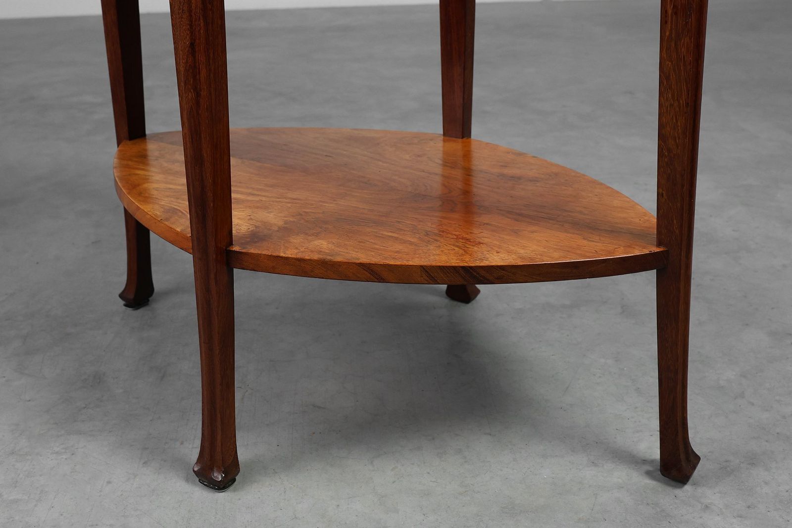 Art Nouveau Side Table In Walnut And Marble, France, 1915 photo buy