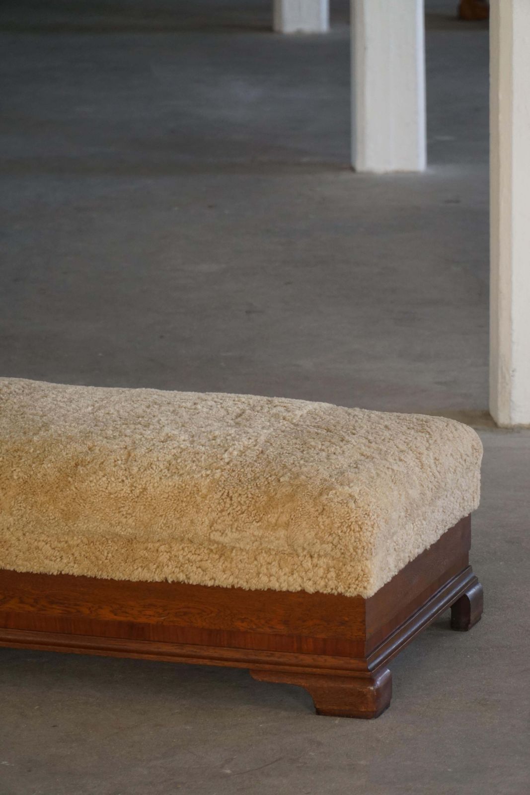 photo buy Art Deco, Daybed Reupholstered In Lambswool, Danish Cabinetmaker, 1930s