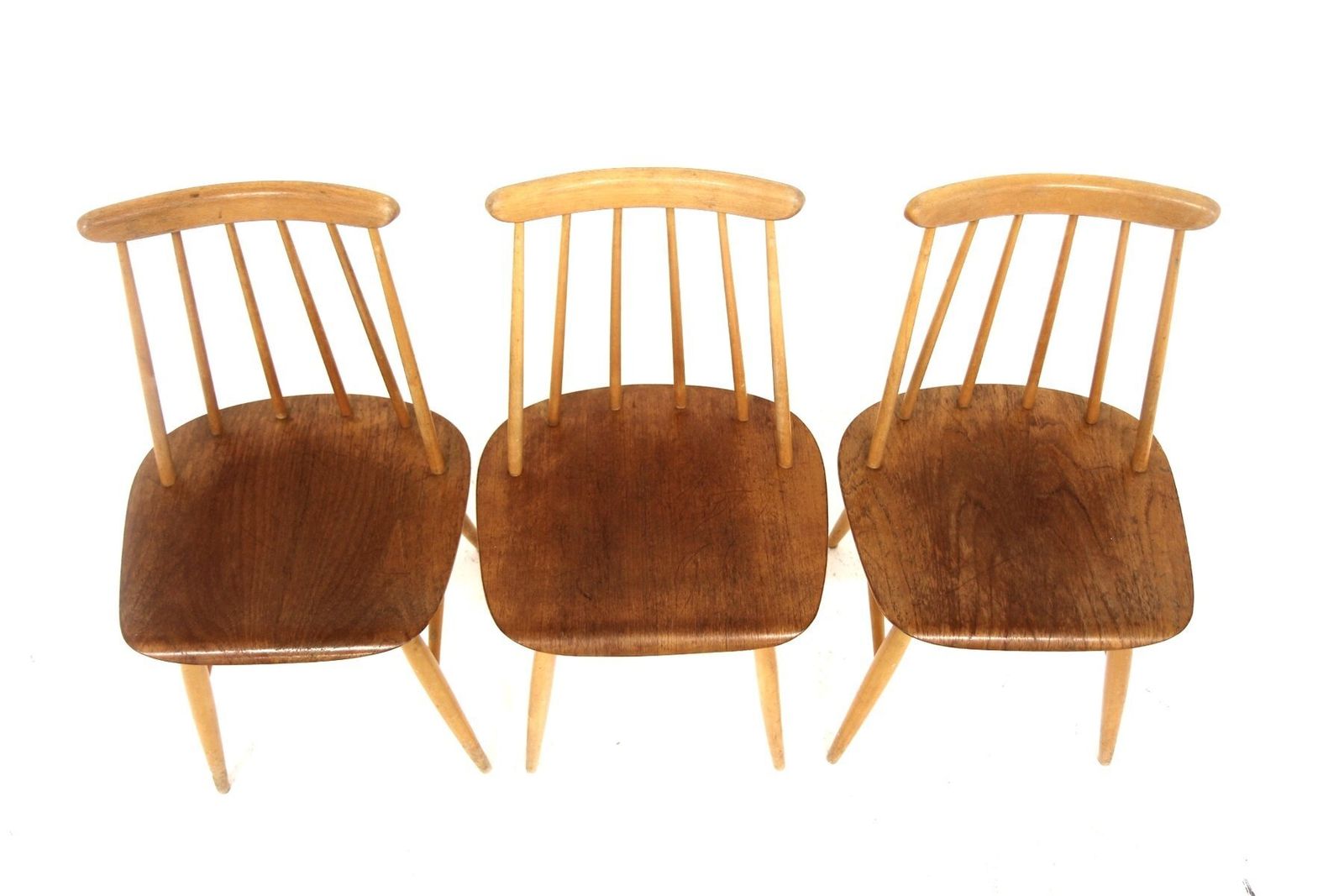 Fanett Teak Chairs By Ilmari Tapiovaara For Edsby Verken, Sweden, 1960s, Set Of 6