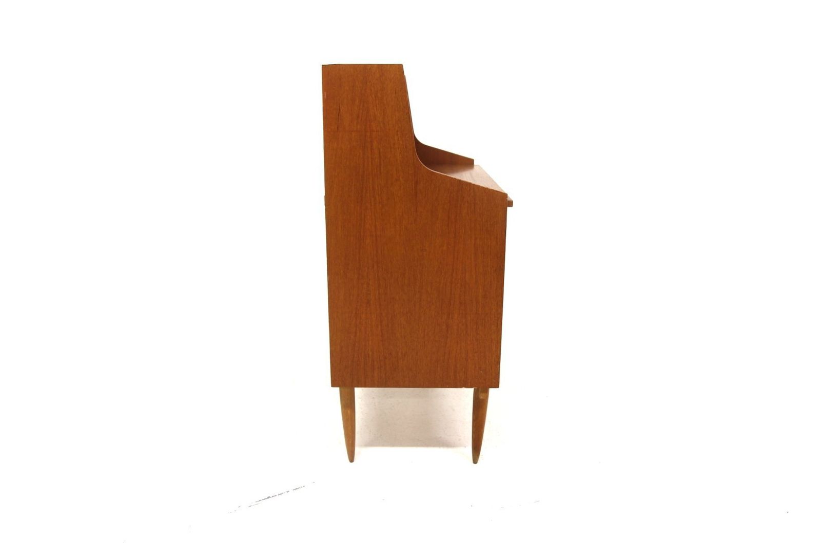 Scandinavian Teak Secretary Desk, Sweden, 1950s