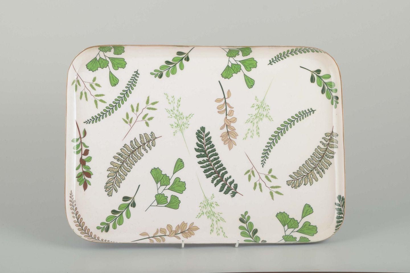 Josef Frank For Svenskt Tenn. Bed Tray With Botanical Motif. Mid 20th C. photo for sale