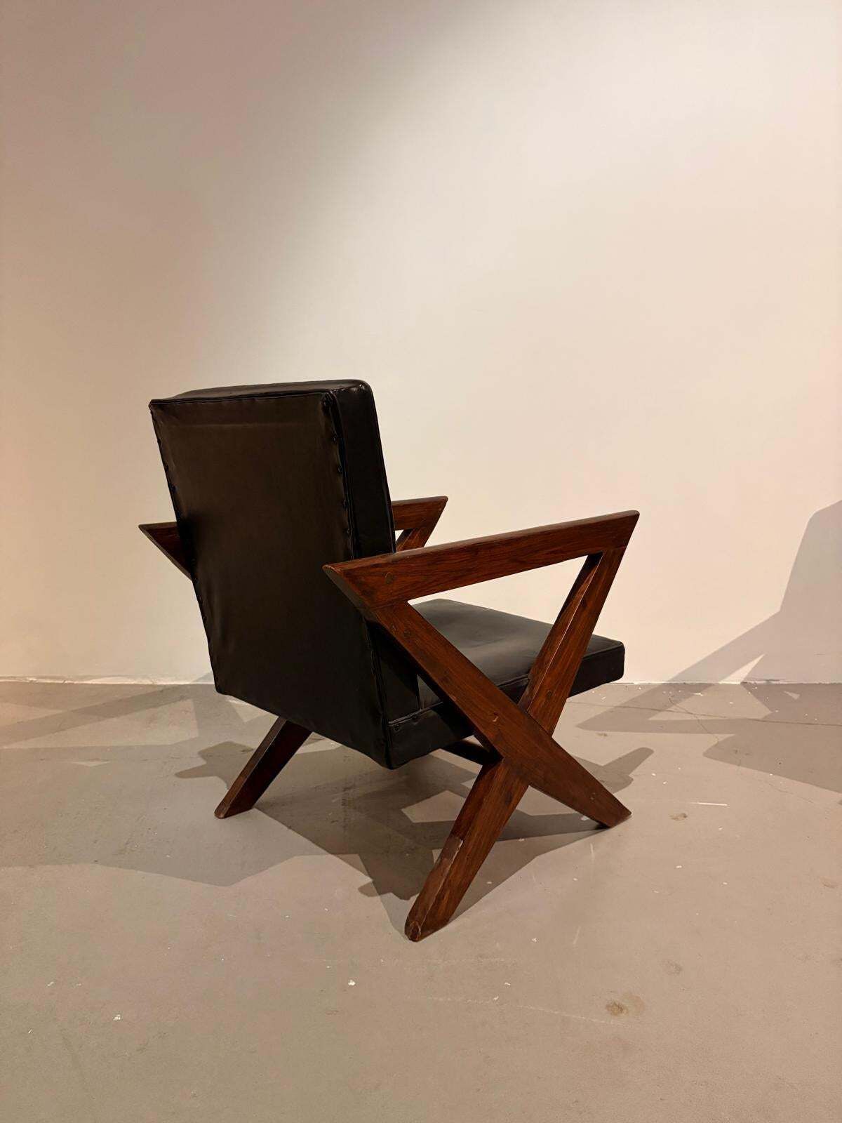 Pierre Jeanneret, Original Armchairs Si 49 A, Mid Century Modern photo Furniture