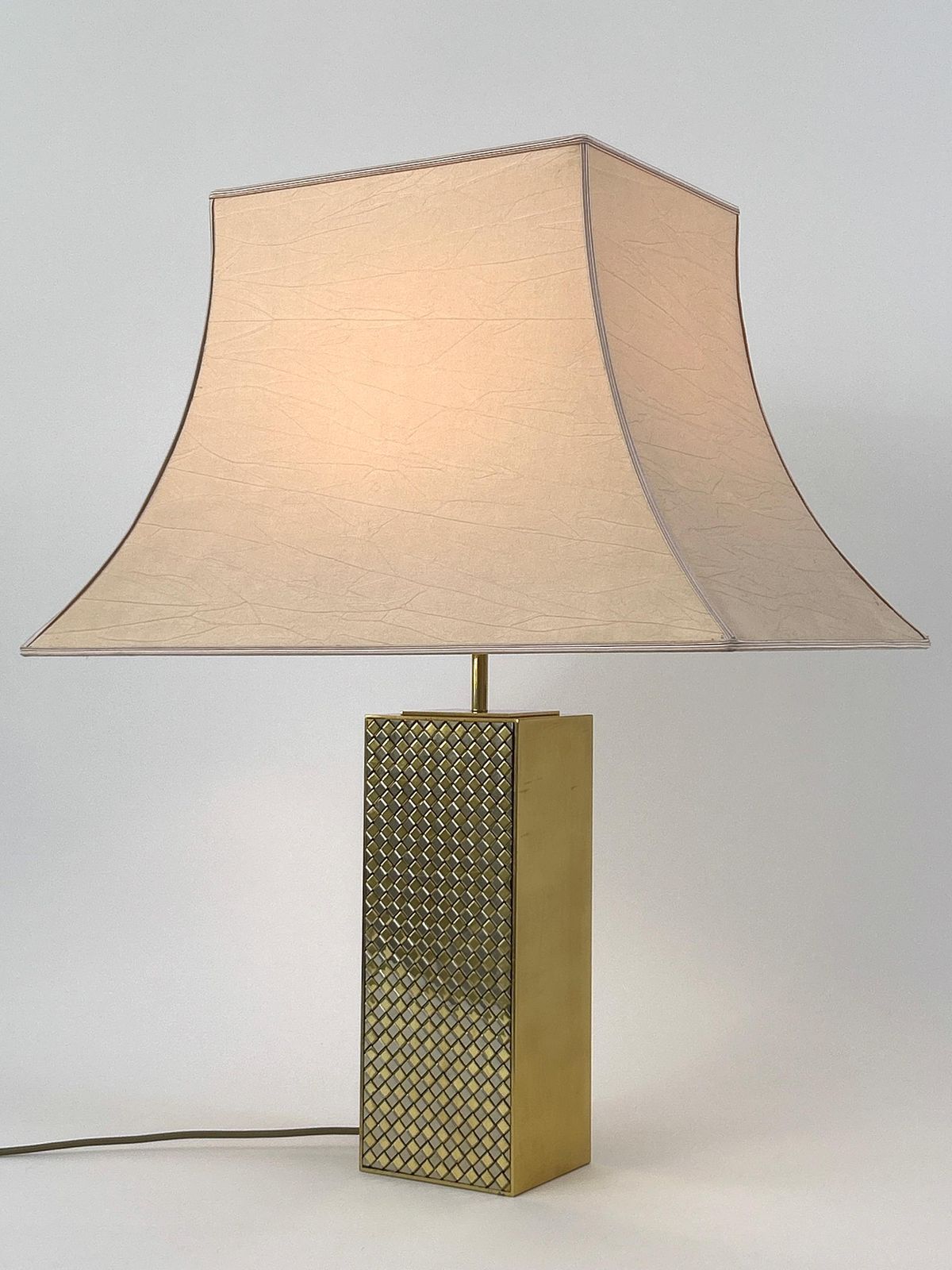 Rare Monumental Mid Century Modern Table Lamp By Vereinigte Werkstätten Germany photo furniture