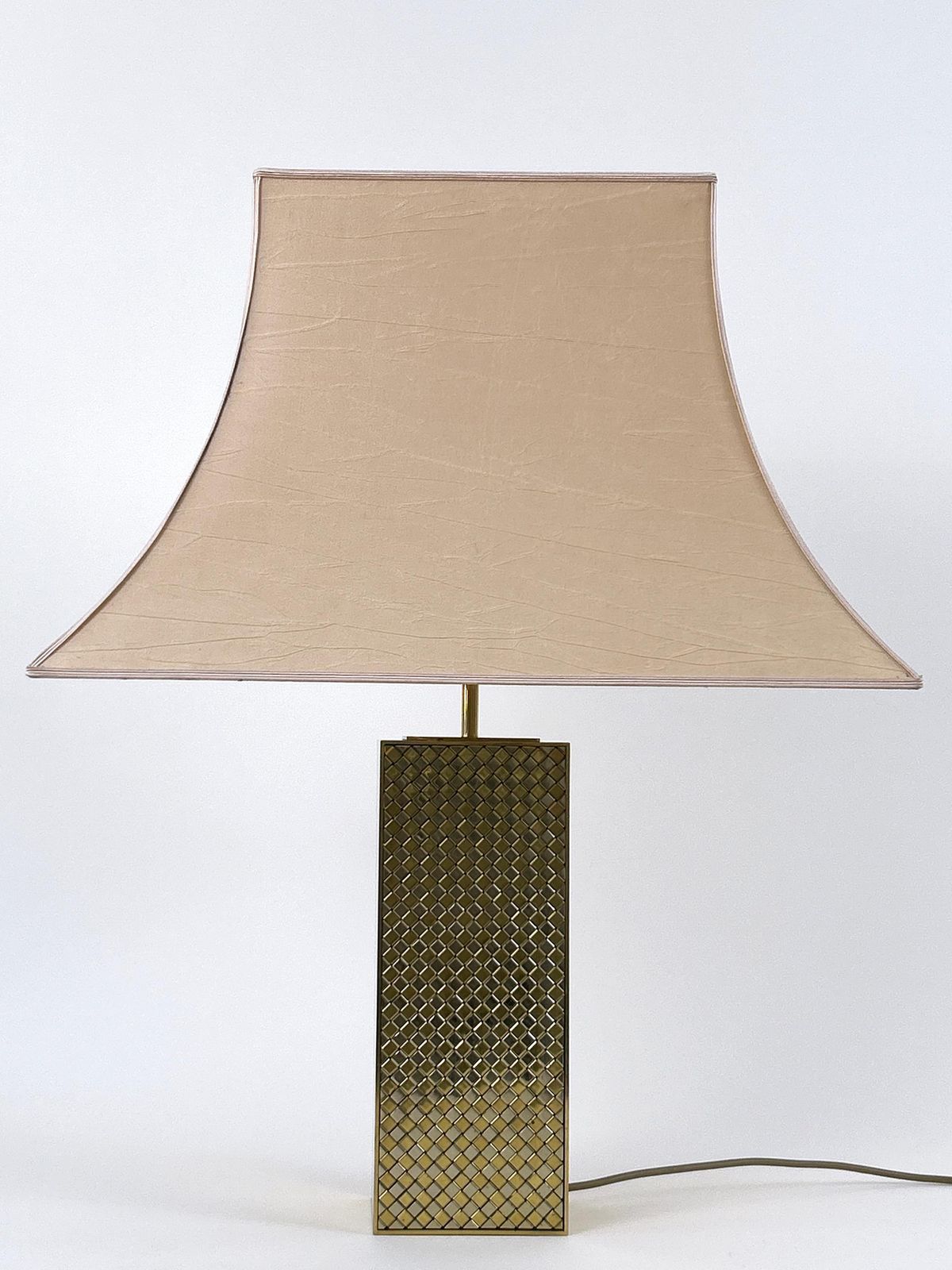 Rare Monumental Mid Century Modern Table Lamp By Vereinigte Werkstätten Germany photo for sale