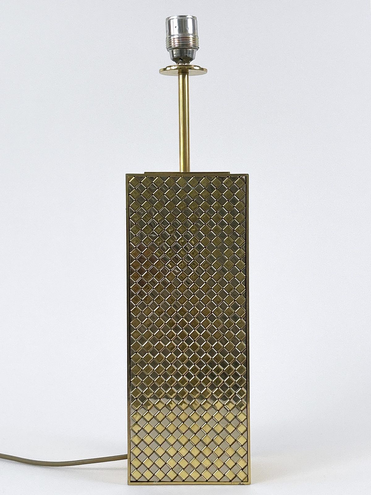 photo vintage Rare Monumental Mid Century Modern Table Lamp By Vereinigte Werkstätten Germany
