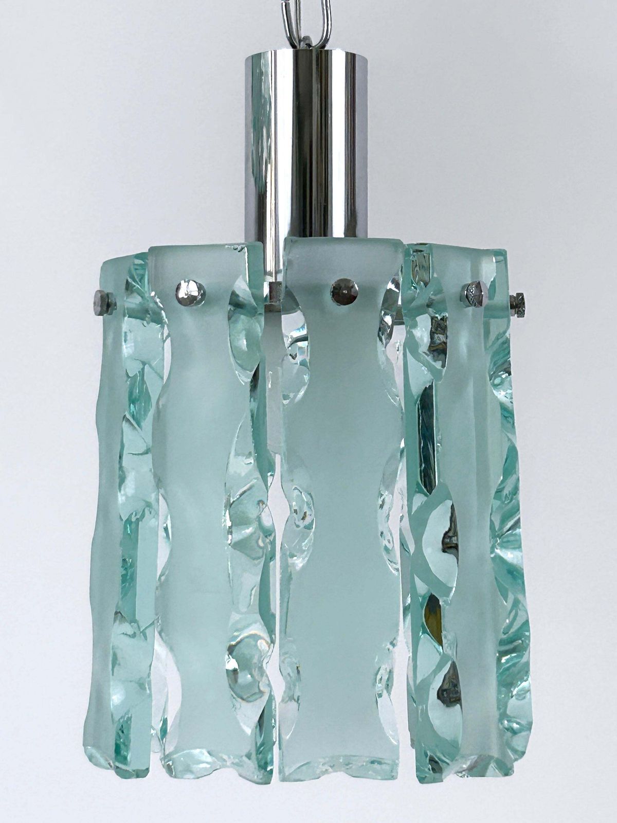 photo buy Set Of Two Elegant Mid Century Modern Pendant Lamps By Zero Quattro Italy 1970s