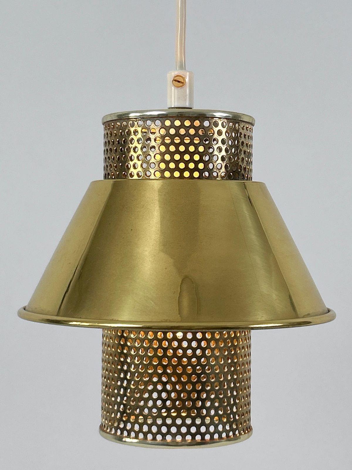 Elegant Pendant Lamp T766 By Hans Agne Jakobsson For Ab Markaryd Sweden 1960s photo 1231.0