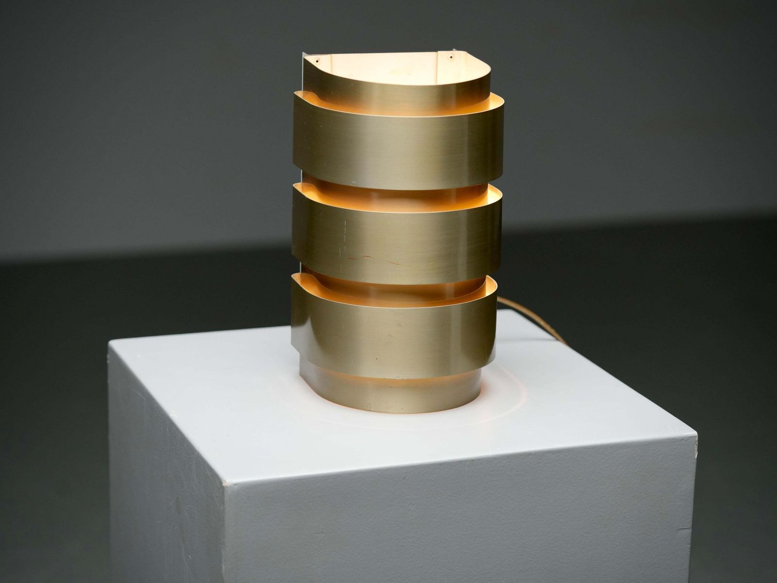 Hans Agne Jakobsson V 155 Wall Light In Brass, Sweden, 1960's photo 1563.0