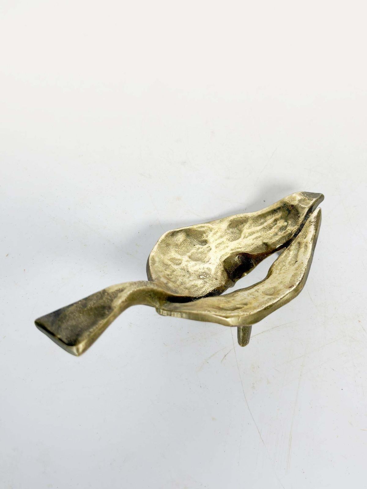 Brass Paperweight In The Shape Of A Leaf, France, 1970 photo buy