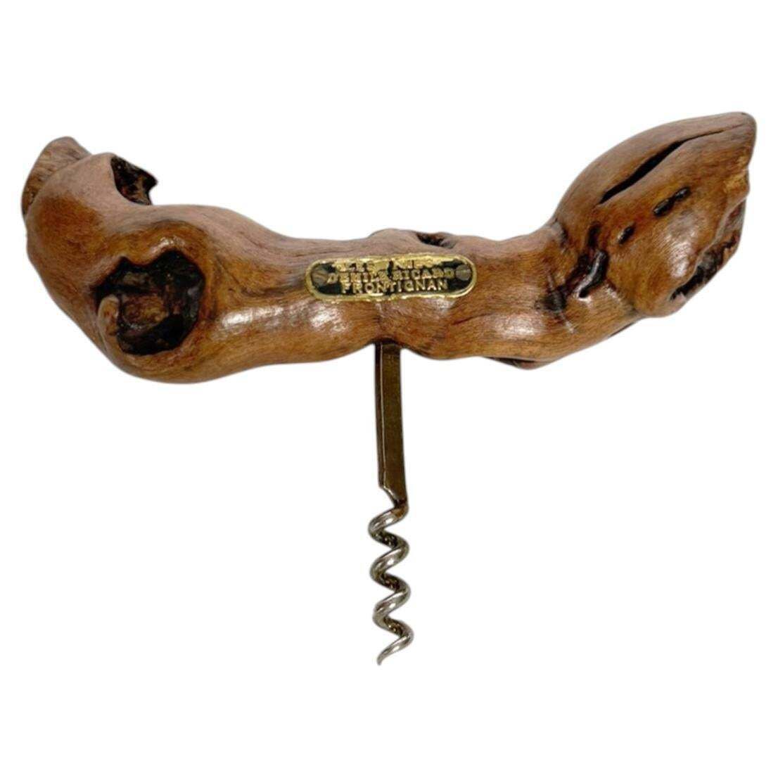French Provençal Corkscrew, Wood And Metal, France, 1950