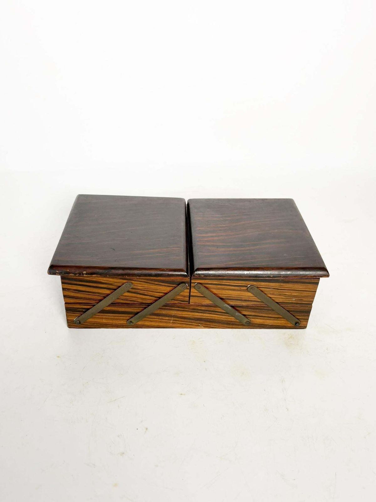 Wooden Box And Mirror, France, 1950 photo furniture