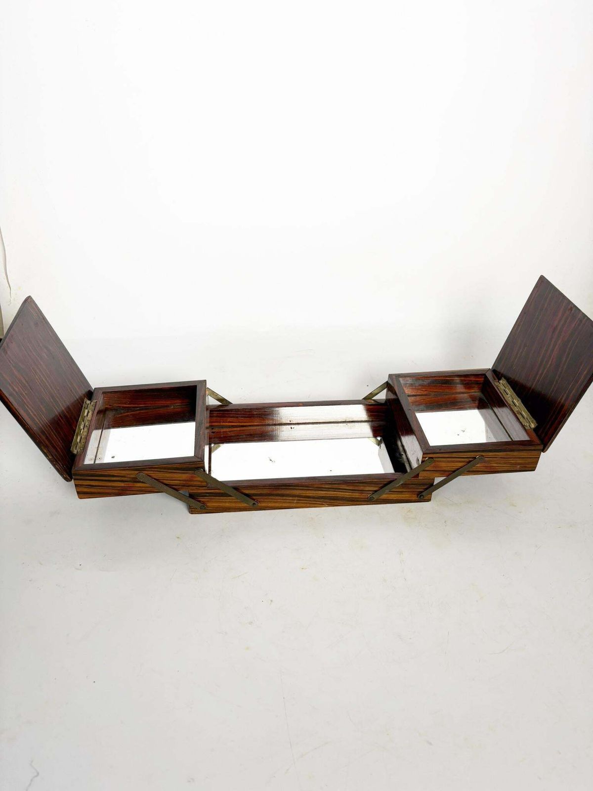 Wooden Box And Mirror, France, 1950 photo buy