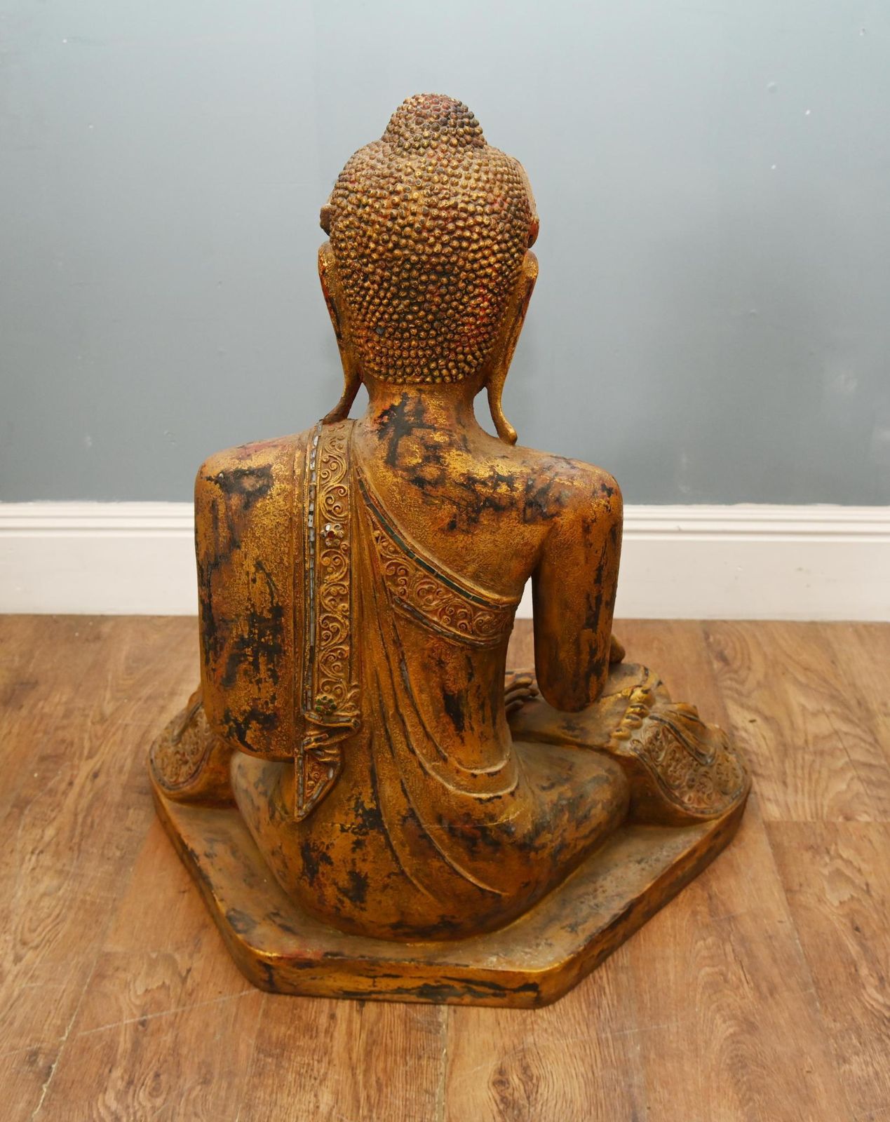 Nepalese Nepalease Statue Buddhism Meditation Pose Carving Nepal photo buy
