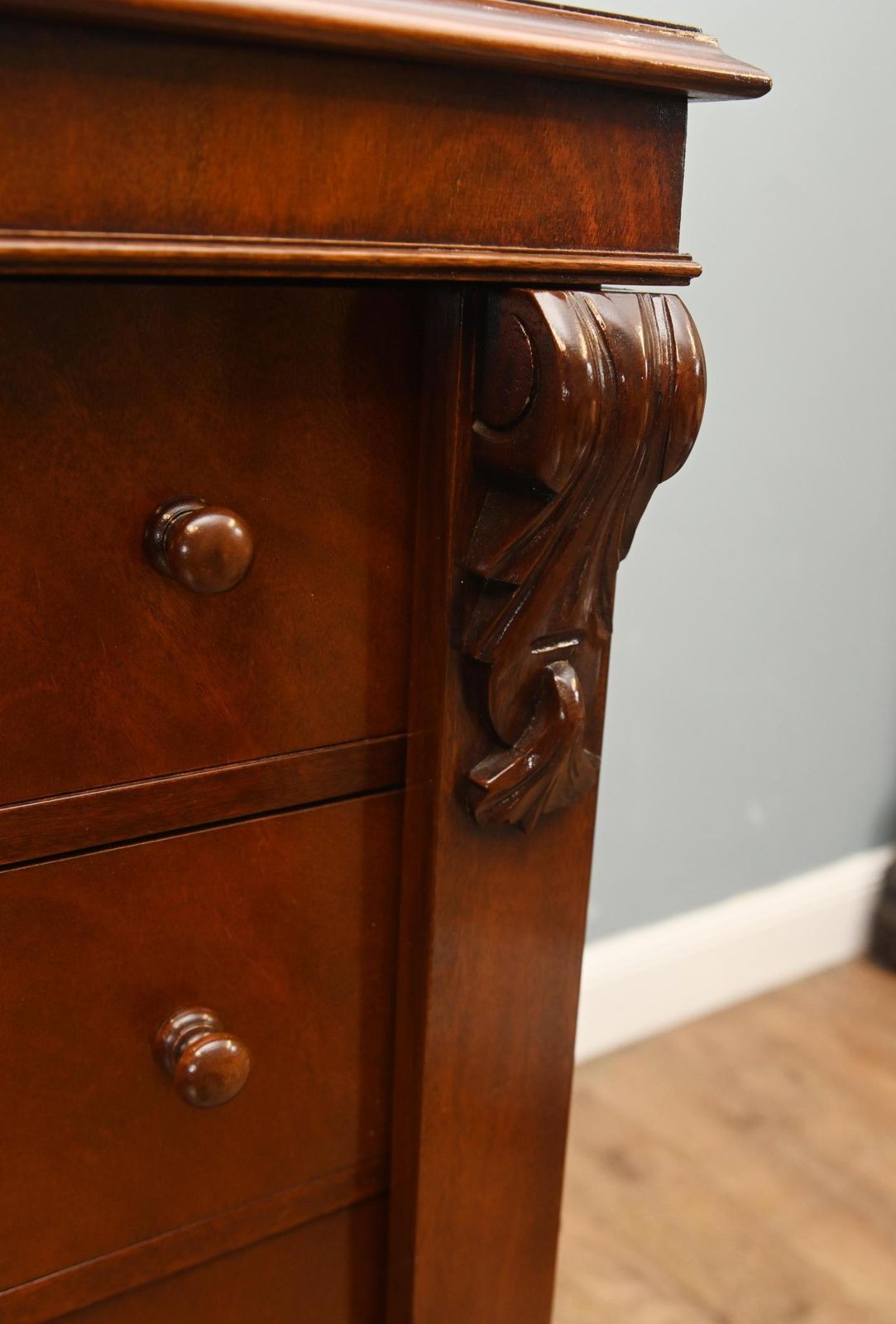 William IV Wellington Chest Mahogany Chests Drawers 1860 photo Furniture