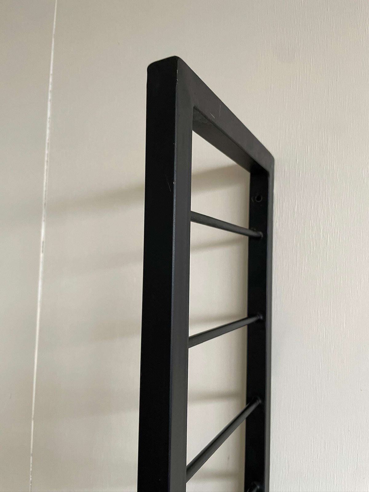 200 X 20cm Staples Black Ladderax Ladder Thin Tall Lean To One Foot (07a) photo furniture