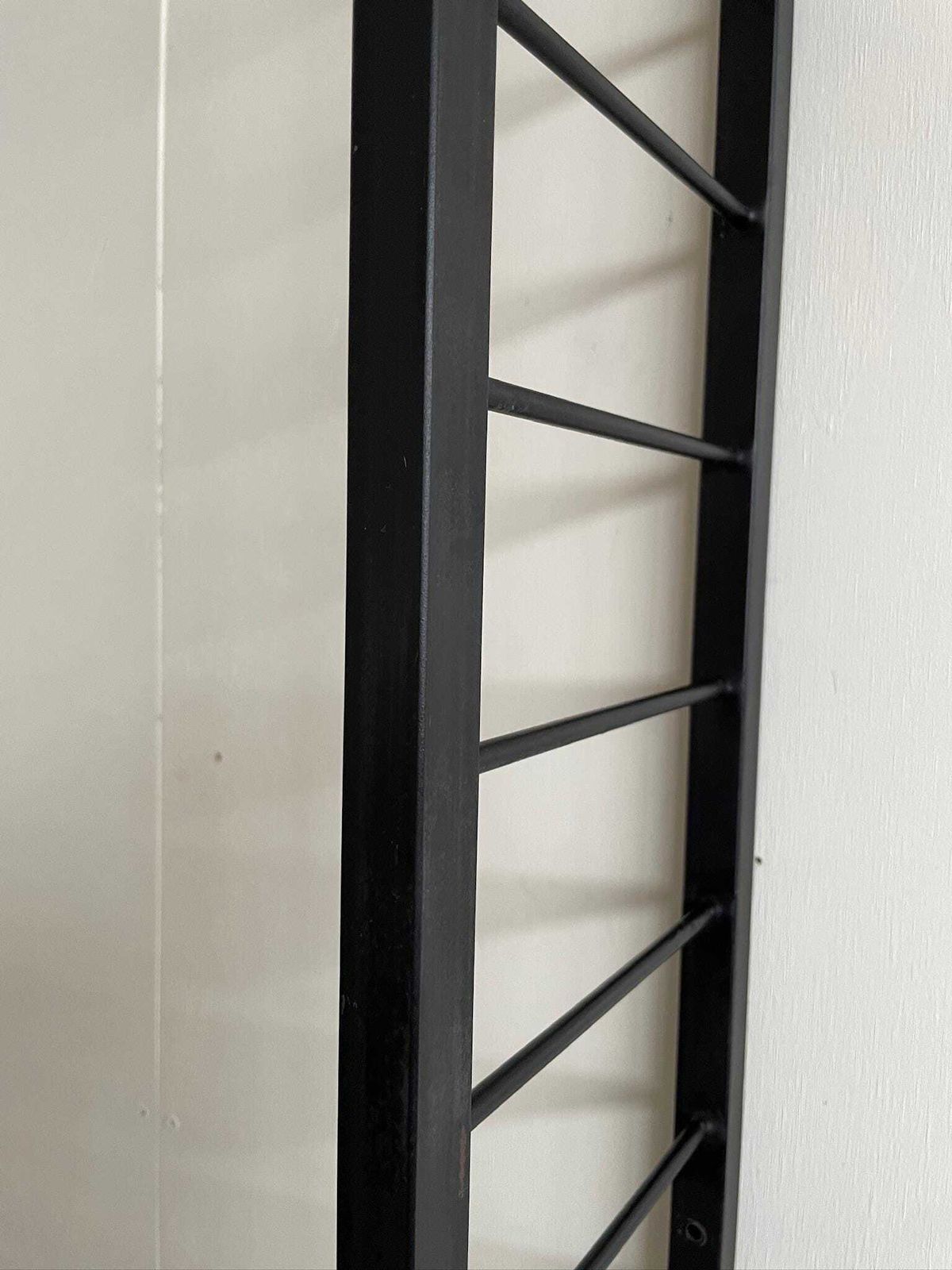 200 X 20cm Staples Black Ladderax Ladder Thin Tall Lean To One Foot (07a) photo for sale