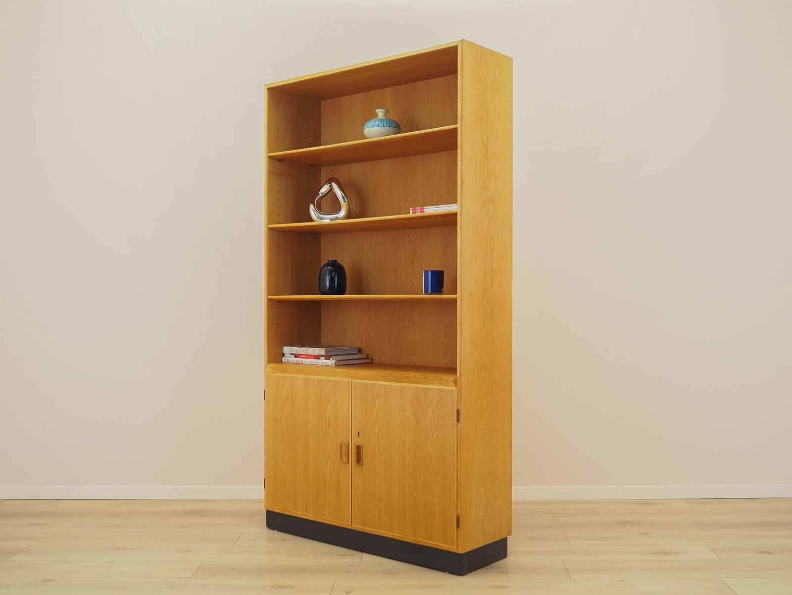 Ash Wood Bookcase, Danish Design, 1960s, Designer: Børge Mogensen photo Furniture