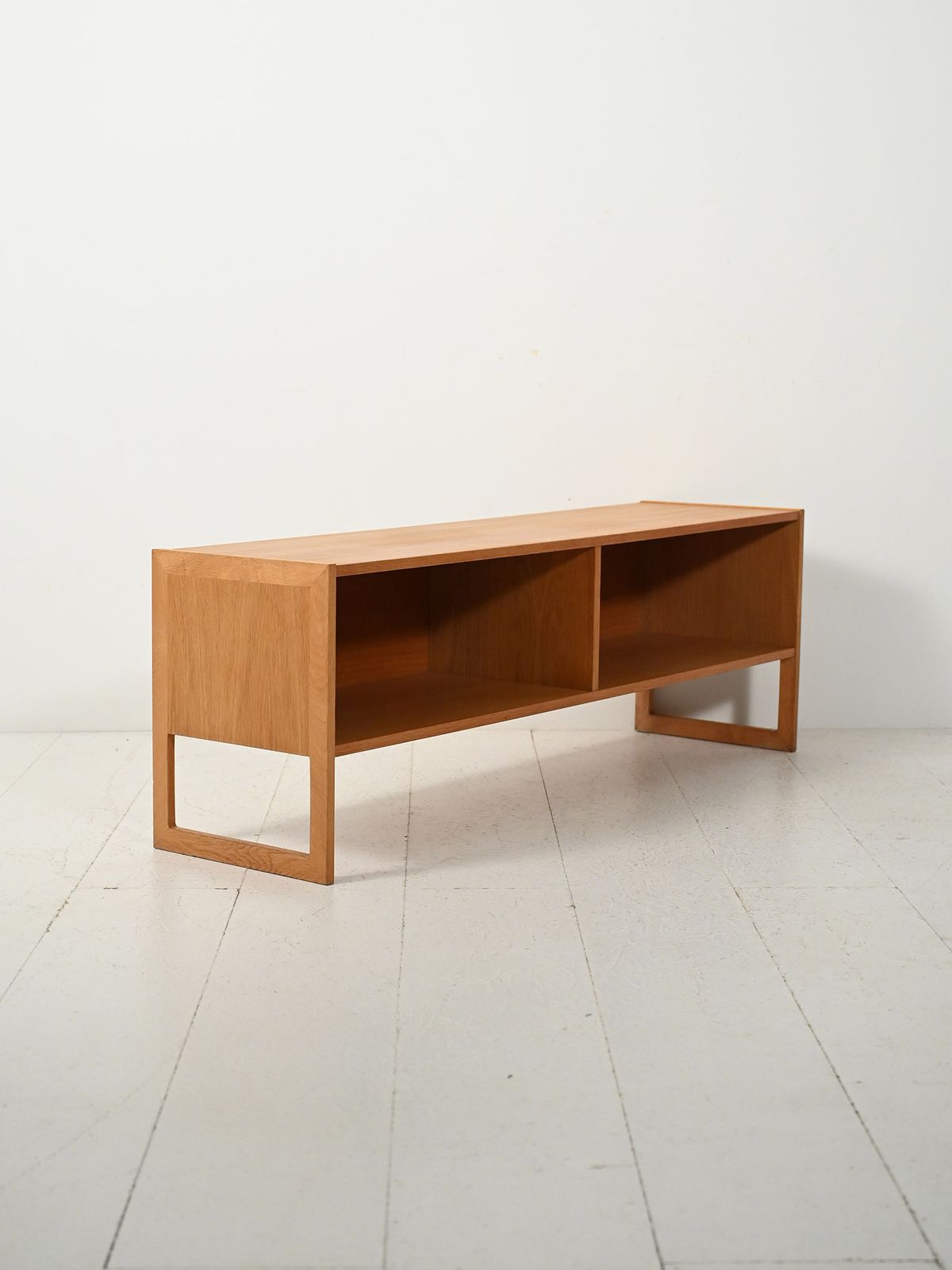 Oak Tv Cabinet By Arne Wahl Iversen From The 1960s photo for sale