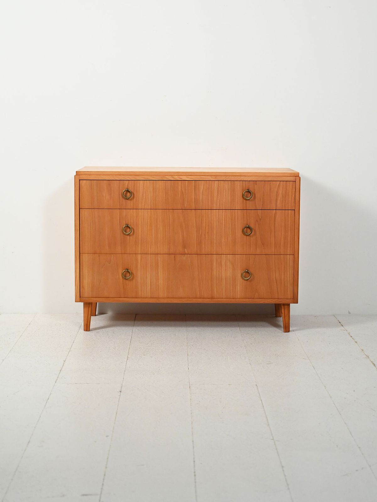 Scandinavian Art Deco Chest Of Drawers From The 1930s And 1940s In Elm photo for sale