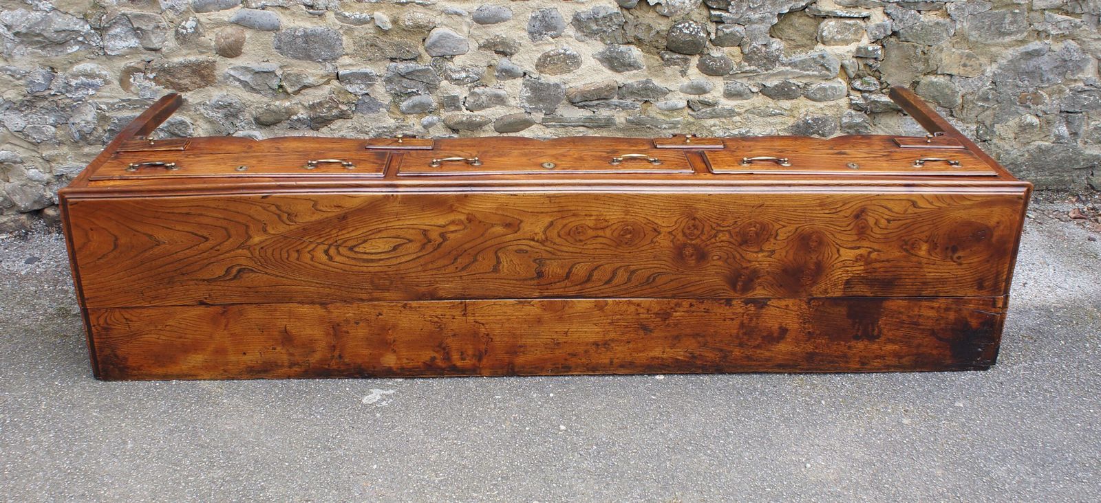 photo for sale An Exceptional Elm 18th Century Dresser.