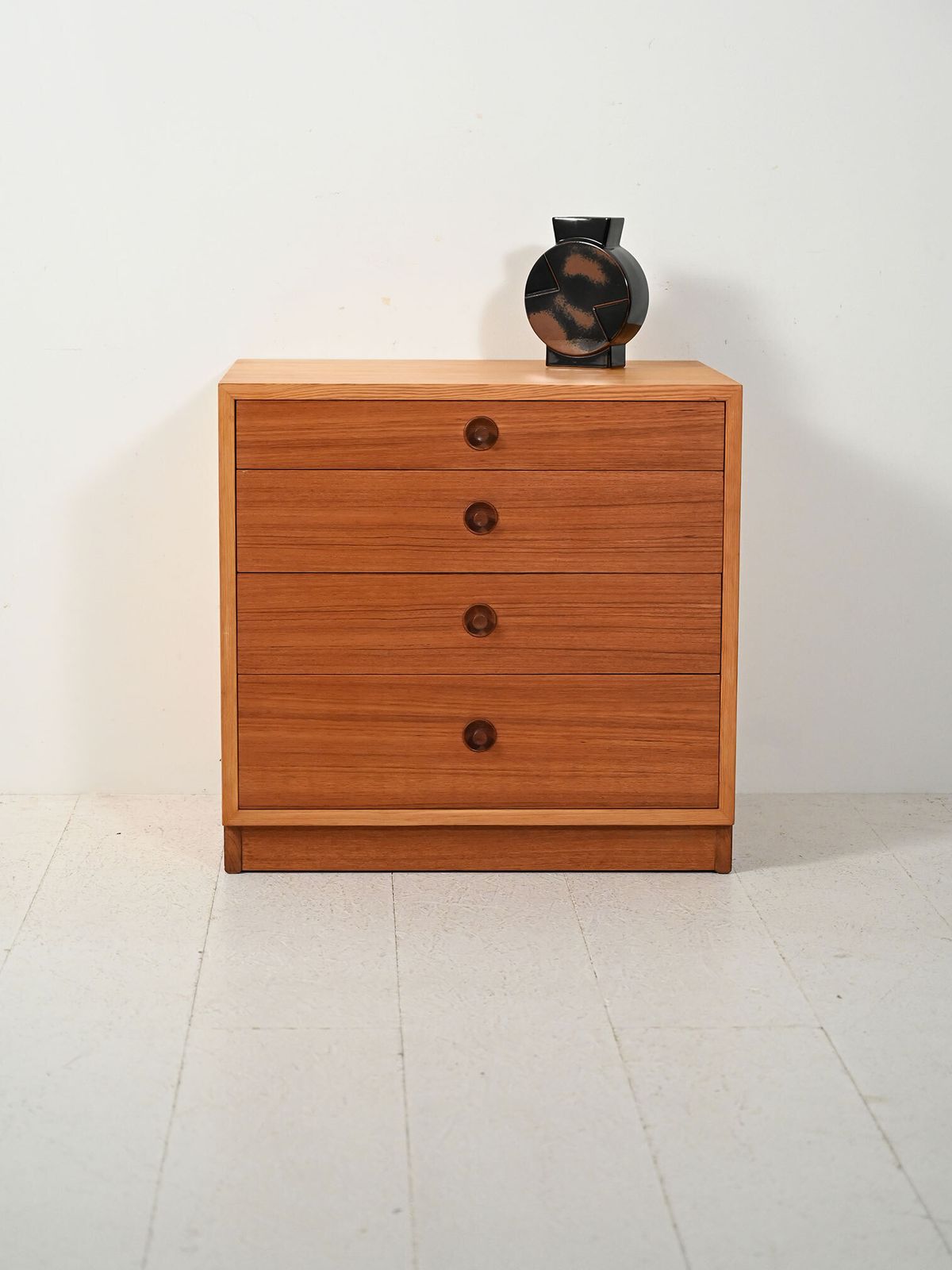 Danish Beech And Teak Chest Of Drawers By Børge Mogensen