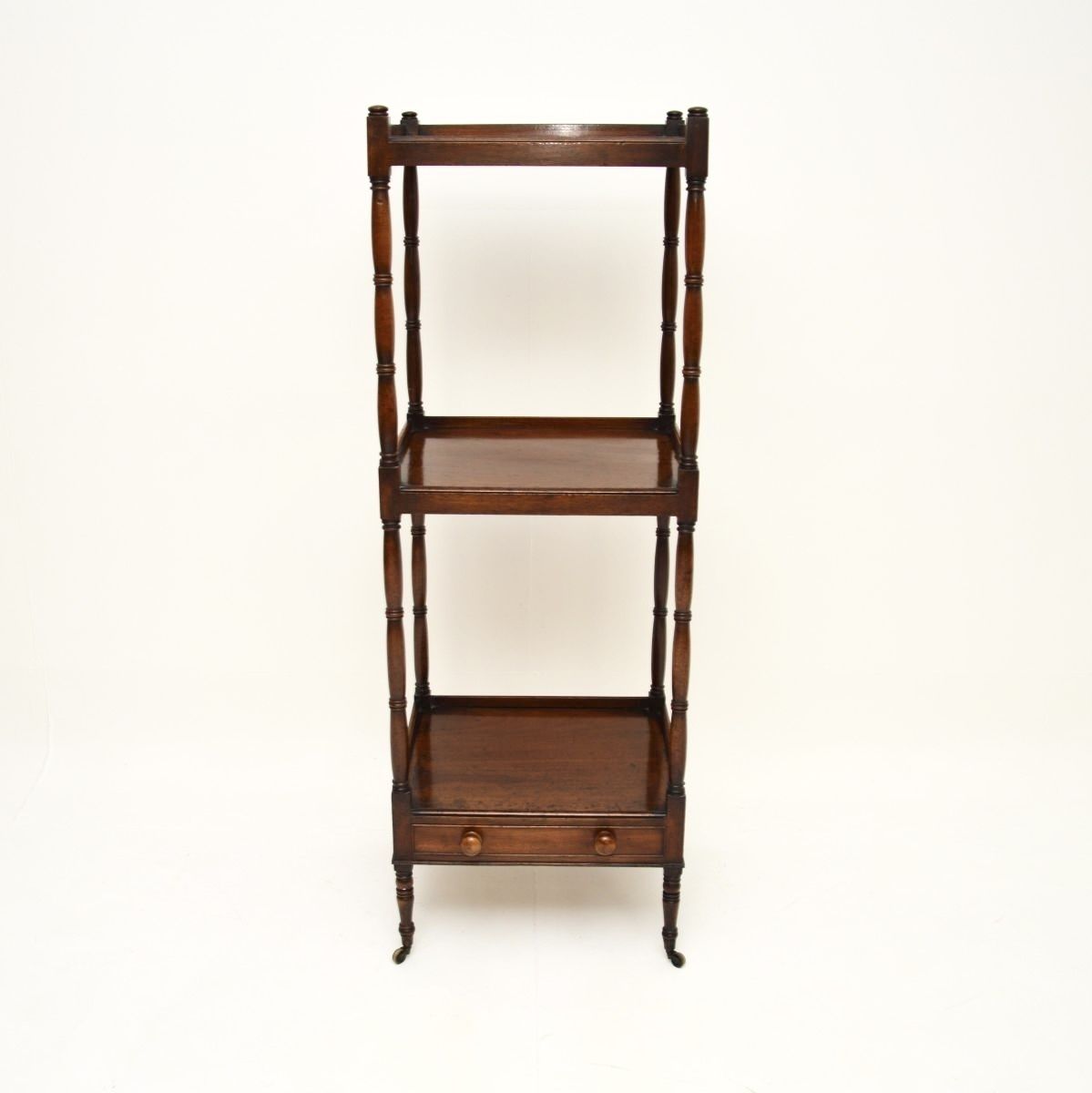 Antique Georgian Period Mahogany Buffet Stand photo furniture
