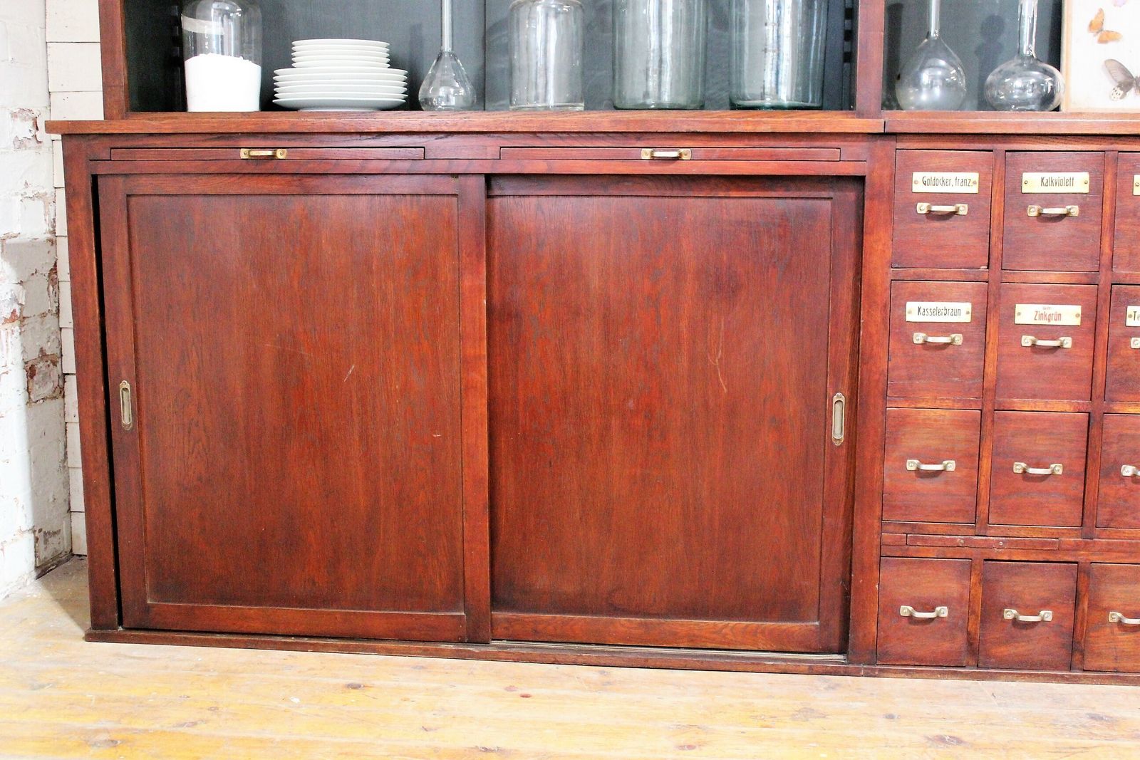 Large Old German Apothecary/Chemists/Pharmacy Shop Display Bar Restaurant 1920s photo for sale