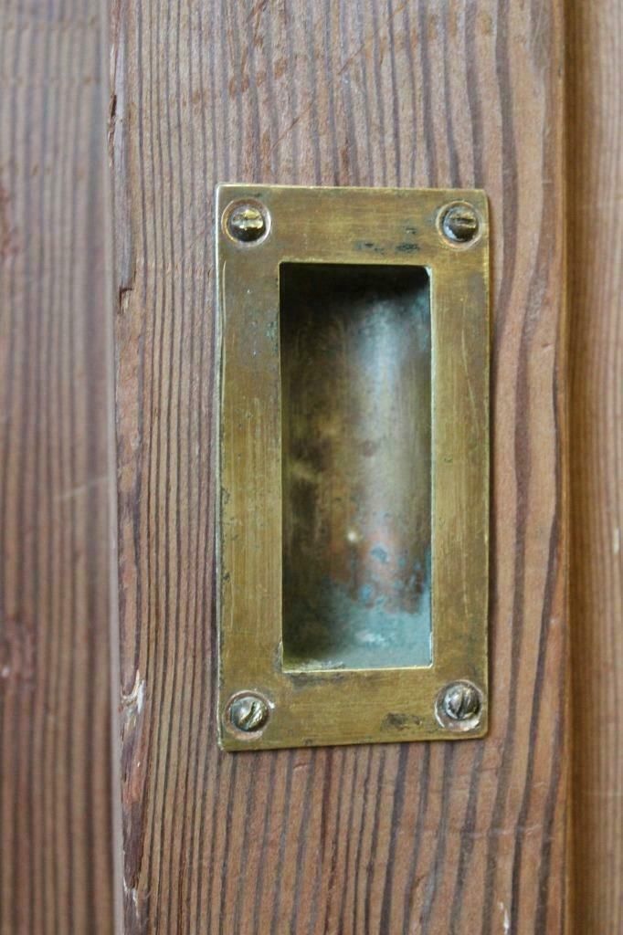 photo vintage Huge Old Victorian Pine School Cupboard/Dresser /Cabinet Salvage