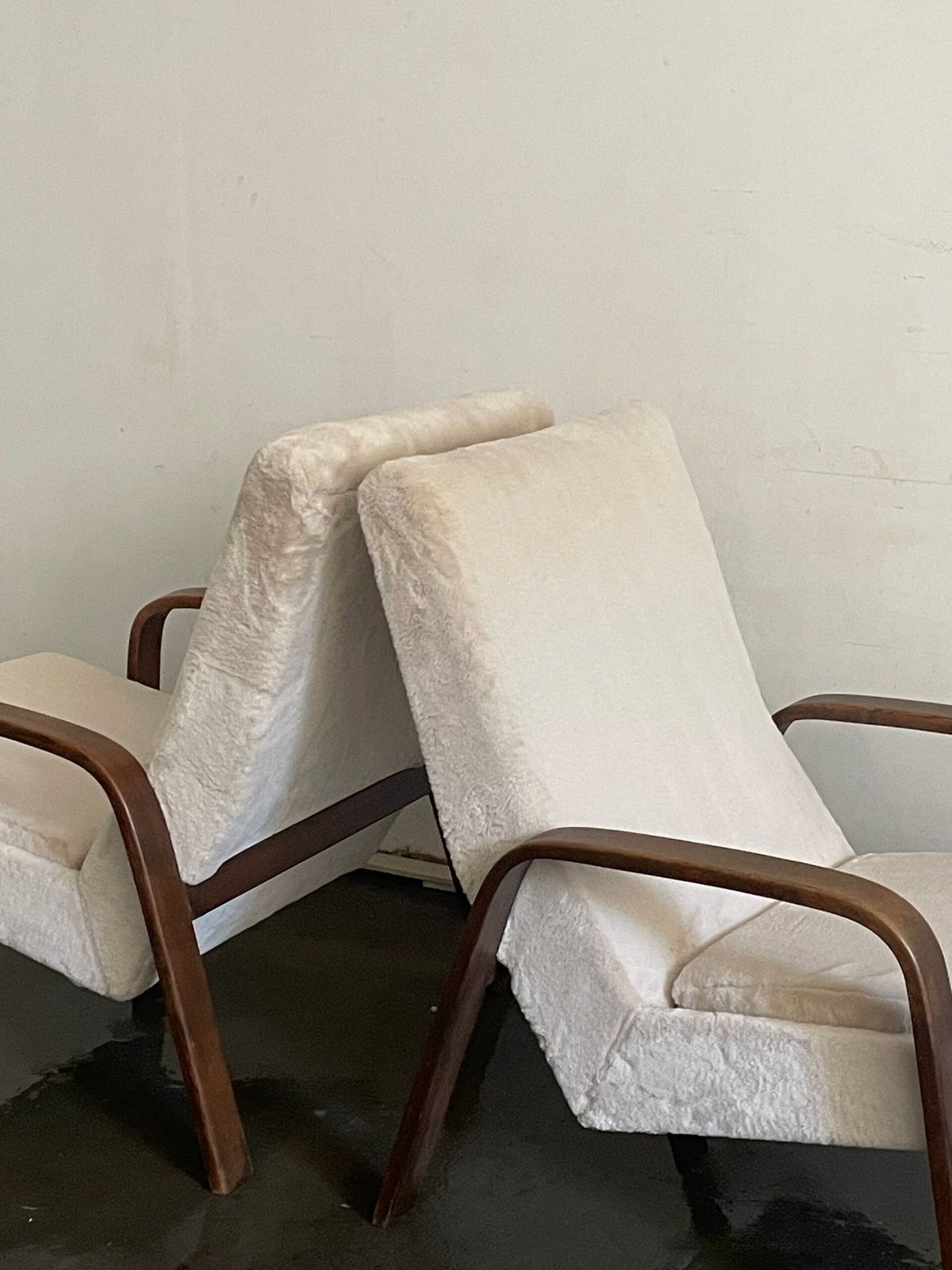 Pair Of Comfy French Armchairs photo Furniture