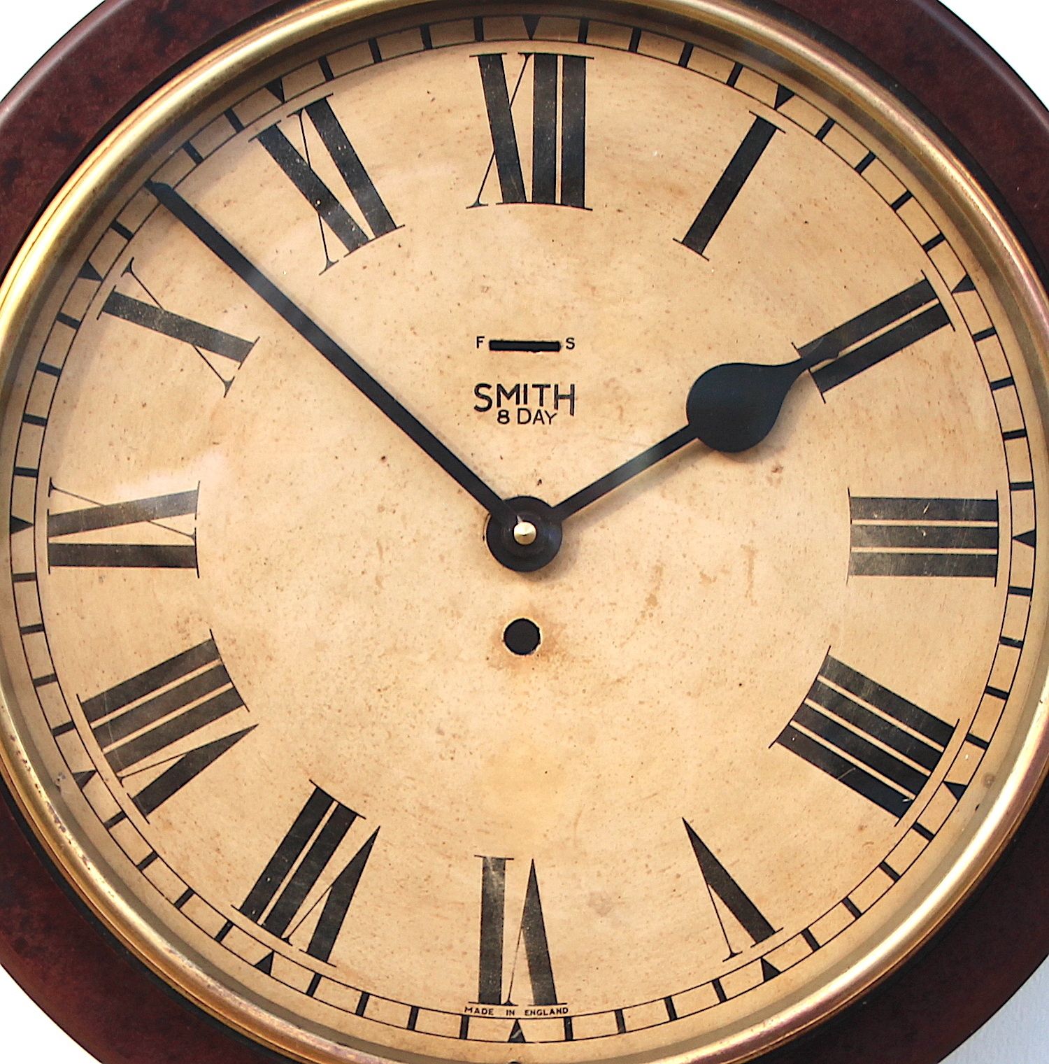 Earlier 20th Century  Smiths British Vintage Wall Clock. Fully Guaranteed. London Timepiece. photo for sale