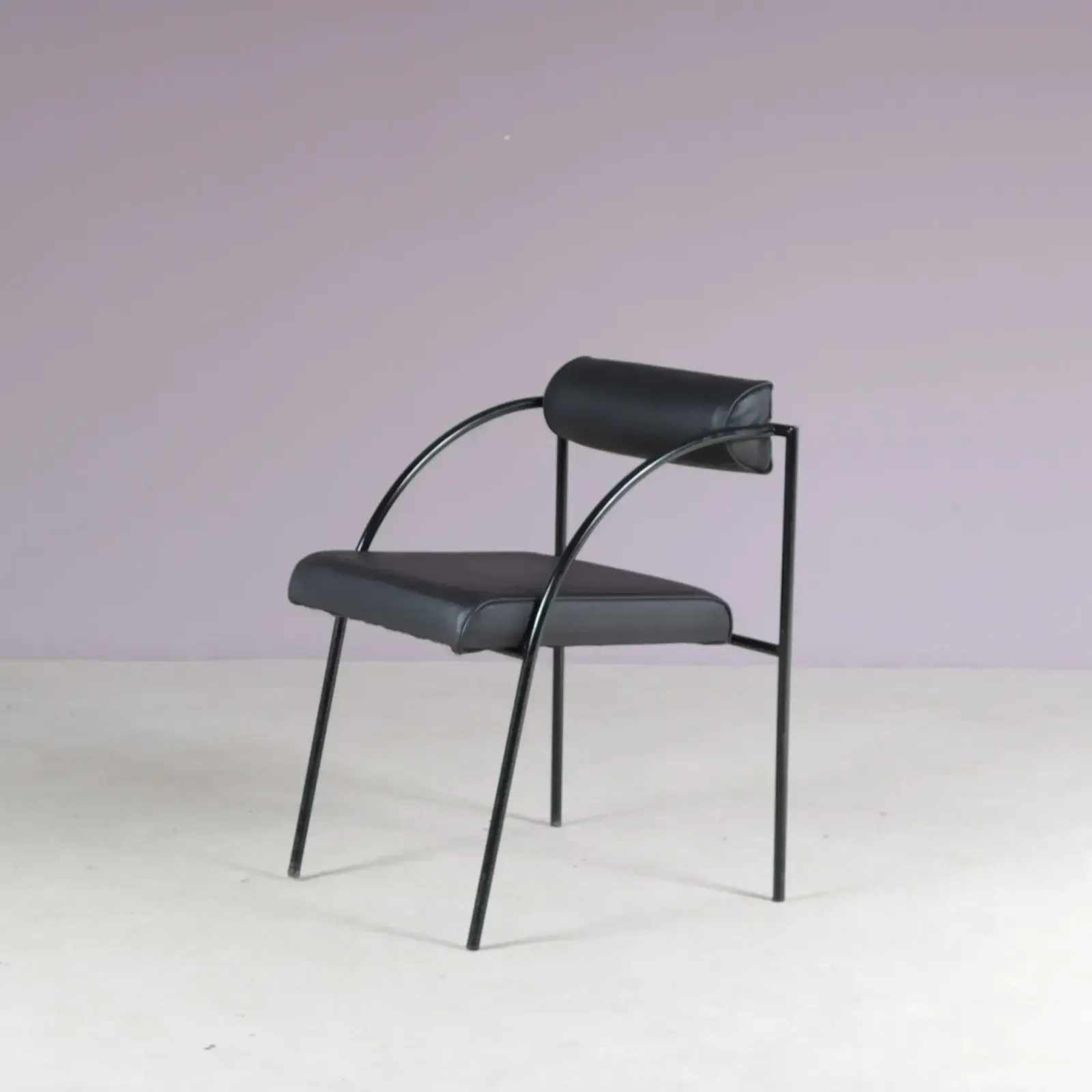 1980s “Tokio” Dining Table With Six “Vienna” Chairs By Rodney Kinsman For Bieffeplast, Italy photo vintage