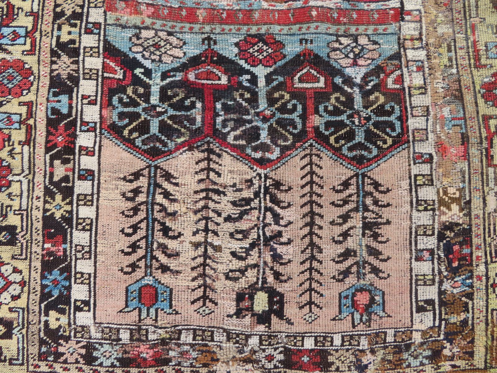 Antique 18th Century Turkish Ladik Prayer Rug. 203cm X 114cm. photo furniture