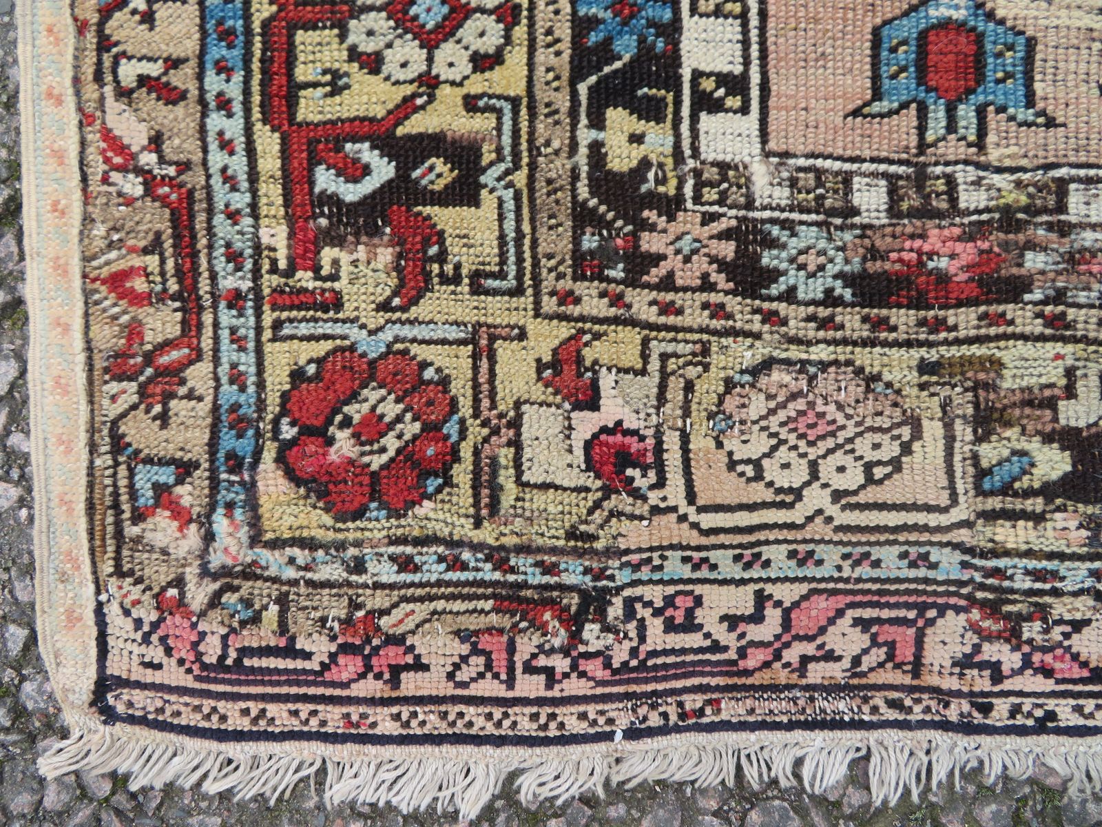 Antique 18th Century Turkish Ladik Prayer Rug. 203cm X 114cm. photo vintage