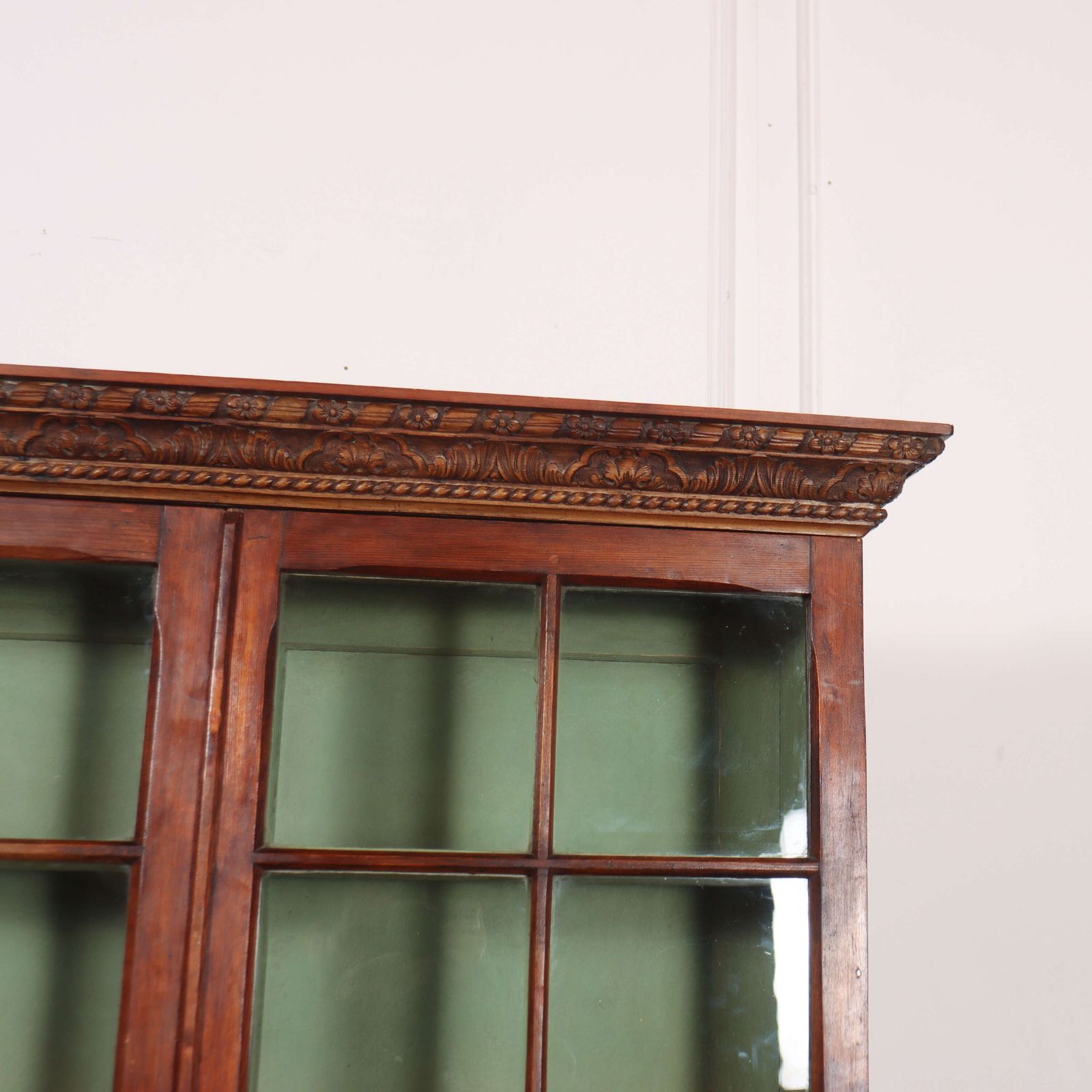 Samuel Pepys Style English Pine Bookcase photo for sale