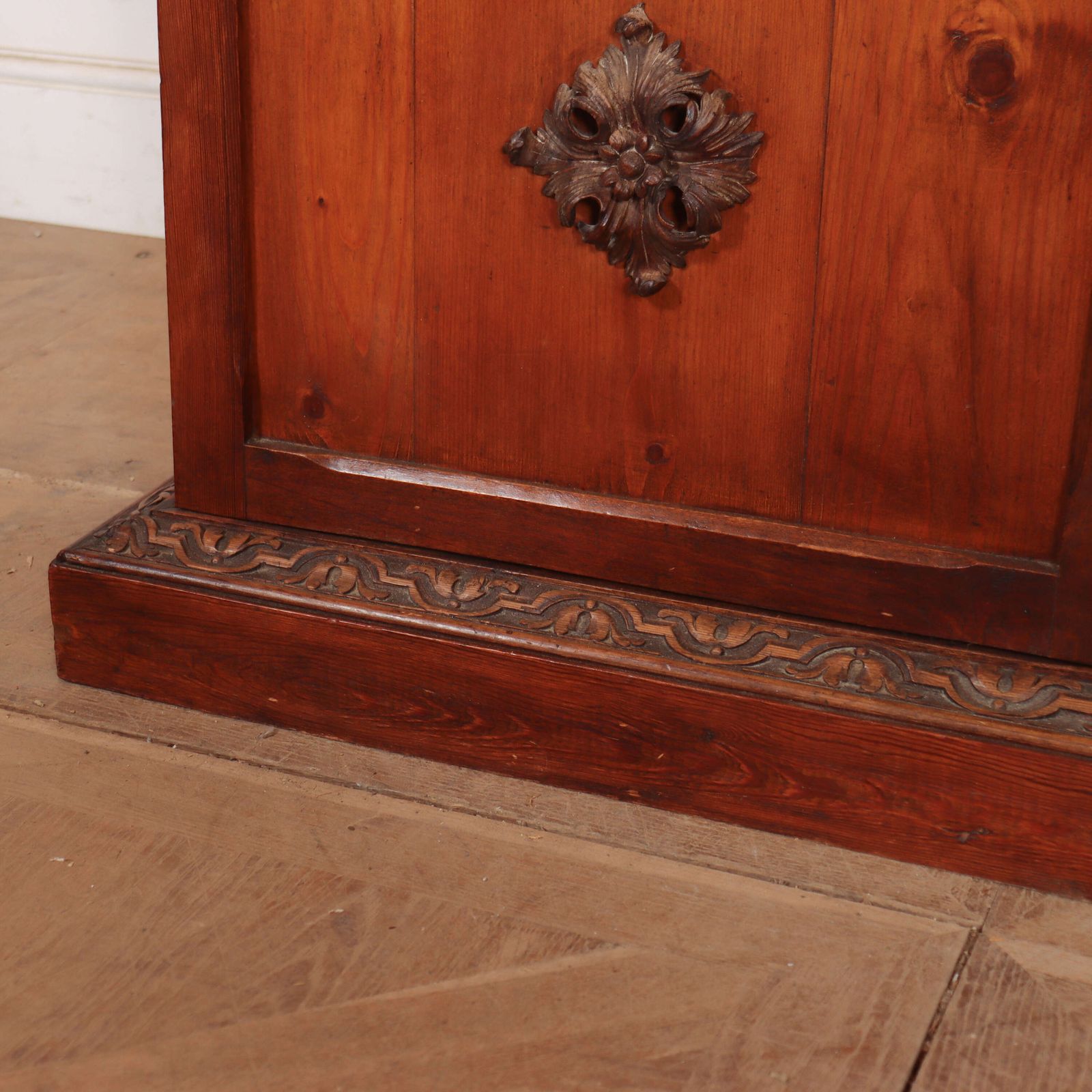 Samuel Pepys Style English Pine Bookcase photo vintage